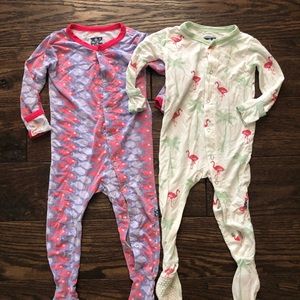 Kickee pants sleepers 9-12 months baby girl